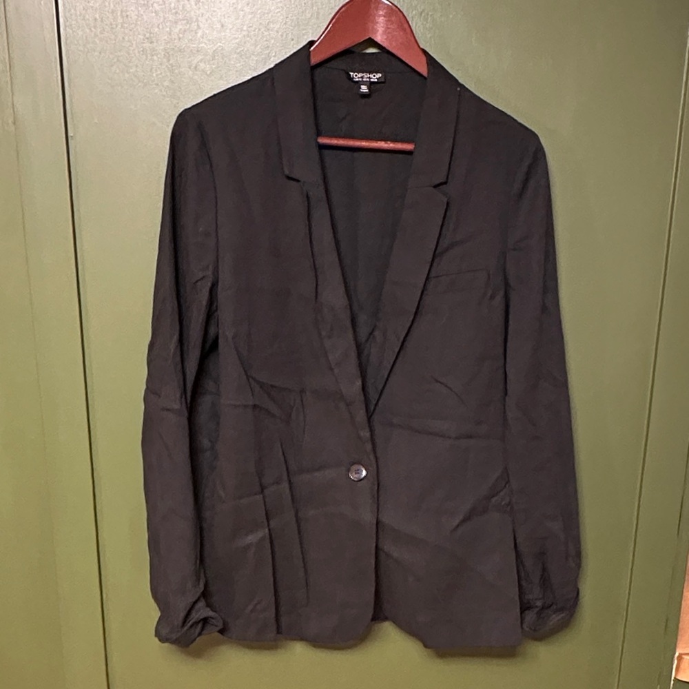 Topshop Black Blazer for Women